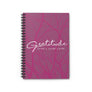 Gratitude Spiral Notebook - Ruled Line - Wine